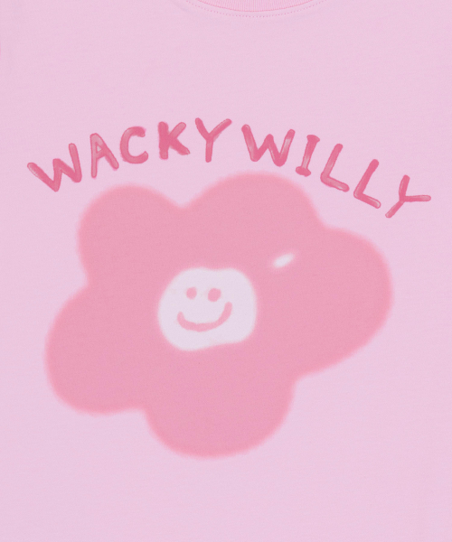 Wacky WiLLy(ワッキーウィリー)の「ウィメンズリリーグラフィッククロップ半袖Tシャツピンク(Tシャツ/カットソー・レディース・その他・SMALL/MEDIUM)」の5枚目の写真