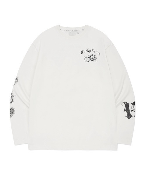 Wacky WiLLy(ワッキーウィリー)の「WOMEN'S IP GRAPHIC LONG SLEEVE(Tシャツ/カットソー・レディース・グレー/ホワイト・FREE)」の16枚目の写真