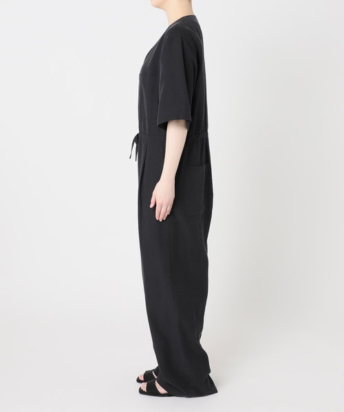 JOURNAL STANDARD relume（ジャーナルスタンダード　レリューム）の「Vネックオールインワン（つなぎ/オールインワン・レディース・ブラウン/ネイビー・38/36）」の18枚目の写真