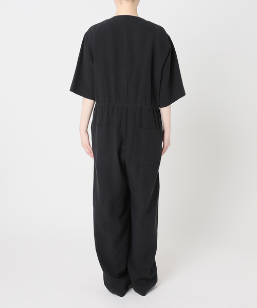 JOURNAL STANDARD relume（ジャーナルスタンダード　レリューム）の「Vネックオールインワン（つなぎ/オールインワン・レディース・ブラウン/ネイビー・38/36）」の19枚目の写真