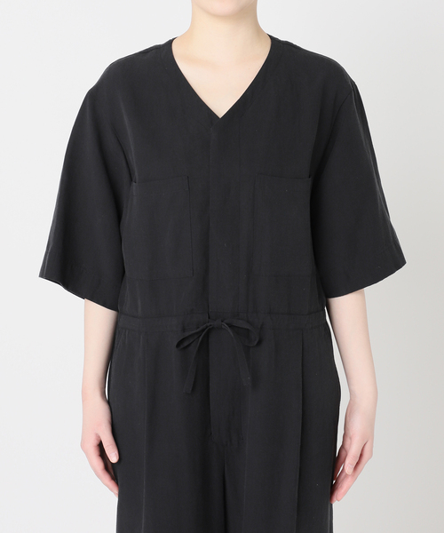 JOURNAL STANDARD relume（ジャーナルスタンダード　レリューム）の「Vネックオールインワン（つなぎ/オールインワン・レディース・ブラウン/ネイビー・38/36）」の21枚目の写真