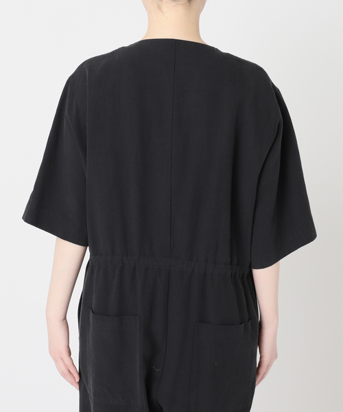 JOURNAL STANDARD relume（ジャーナルスタンダード　レリューム）の「Vネックオールインワン（つなぎ/オールインワン・レディース・ブラウン/ネイビー・38/36）」の22枚目の写真