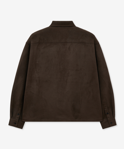 MINAV（ミナブ）の「マガレットスエードクロップシャツ[ダークブラウン]（シャツ/ブラウス・メンズ・その他・LARGE/MEDIUM）」の3枚目の写真