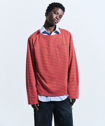 CAMPHOR WOOD（カンファーウッド）の「MULTI BORDER L/S TEE / マルチ細ピッチボーダーロングスリーブTEE（Tシャツ/カットソー）」