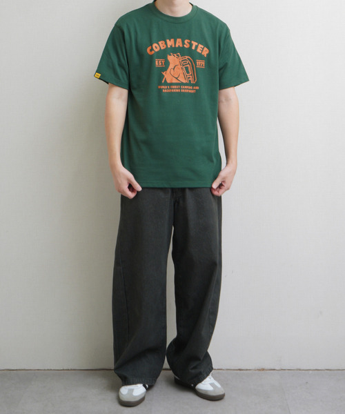 ZIP FIVE(ジップファイブ)の「【COBMASTER】 高密度編み TC度詰め天竺 ベーシック 半袖Tシャツ(Tシャツ/カットソー・メンズ・ブルー/ダークグリーン系/ホワイト/ブラック/ホワイト系・LARGE/X-LARGE/MEDIUM)」の11枚目の写真