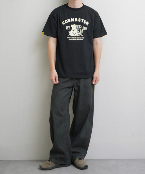 ZIP FIVE(ジップファイブ)の「【COBMASTER】 高密度編み TC度詰め天竺 ベーシック 半袖Tシャツ(Tシャツ/カットソー・メンズ・ブルー/ダークグリーン系/ホワイト/ブラック/ホワイト系・LARGE/X-LARGE/MEDIUM)」の15枚目の写真
