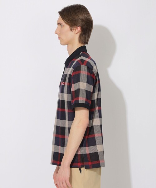 CB CRESTBRIDGE(シービークレストブリッジ)の「クレストブリッジチェックヘッジホッグポロ(ポロシャツ・レディース・ブルー系その他7・2/1)」の5枚目の写真