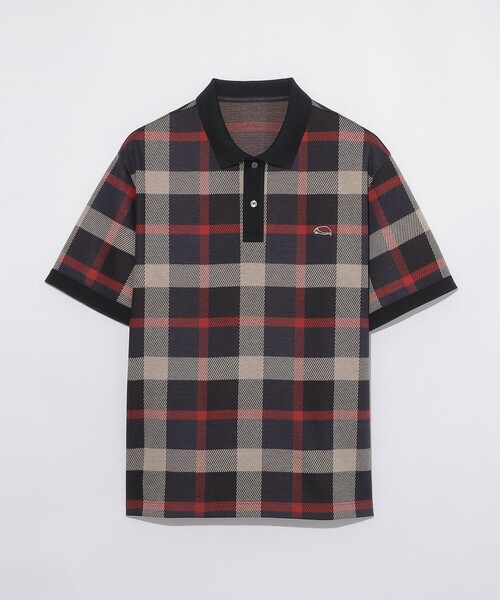 CB CRESTBRIDGE(シービークレストブリッジ)の「クレストブリッジチェックヘッジホッグポロ(ポロシャツ・レディース・ブルー系その他7・2/1)」の8枚目の写真