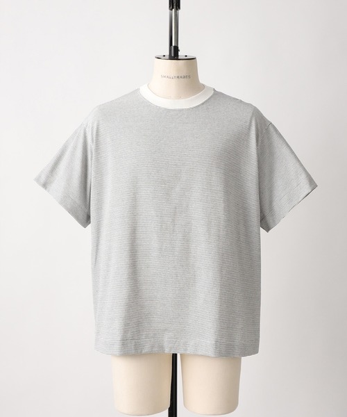 SHINYAKOZUKA（シンヤコヅカ）の「UPCYCLED S/S TEE（Tシャツ/カットソー・メンズ・ホワイト系その他/ブラック・SMALL/MEDIUM/LARGE/X-SMALL）」の2枚目の写真