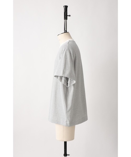 SHINYAKOZUKA（シンヤコヅカ）の「UPCYCLED S/S TEE（Tシャツ/カットソー・メンズ・ホワイト系その他/ブラック・SMALL/MEDIUM/LARGE/X-SMALL）」の4枚目の写真