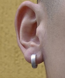EK606/シルバーリングドロップピアス/両耳用/メンズ(NEZ)（ピアス（両