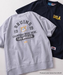 UCLA（ユーシーエルエー）の「【75】【UCLA/ユーシーエルエー】/【NUTMEG/ナツメグ】ダブルネーム アーチロゴ バックプリント スウェットTシャツ（Tシャツ/カットソー）」