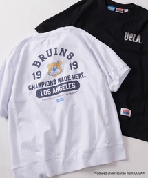 UCLA（ユーシーエルエー）の「【75】【UCLA/ユーシーエルエー】/【NUTMEG/ナツメグ】ダブルネーム アーチロゴ バックプリント スウェットTシャツ（Tシャツ/カットソー）」