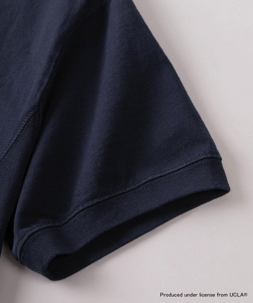 UCLA(ユーシーエルエー)の「【75】【UCLA/ユーシーエルエー】/【NUTMEG/ナツメグ】ダブルネーム アーチロゴ バックプリント スウェットTシャツ(Tシャツ/カットソー・メンズ・ホワイト/杢グレー/ネイビー/ブラック・L/M/XL)」の14枚目の写真
