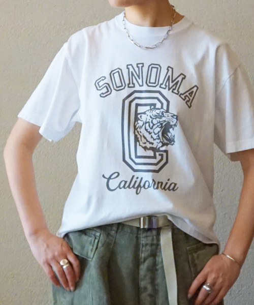 JOURNAL STANDARD LUXE(ジャーナルスタンダード ラックス)の「《追加》SONOMA Print T(Tシャツ/カットソー・レディース・グレー/ホワイト・FREE)」の5枚目の写真