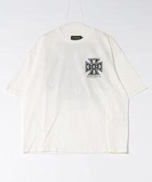 【Y.e(J)ow -yellow j-】アイアンクロス サガラプリントTシャツ