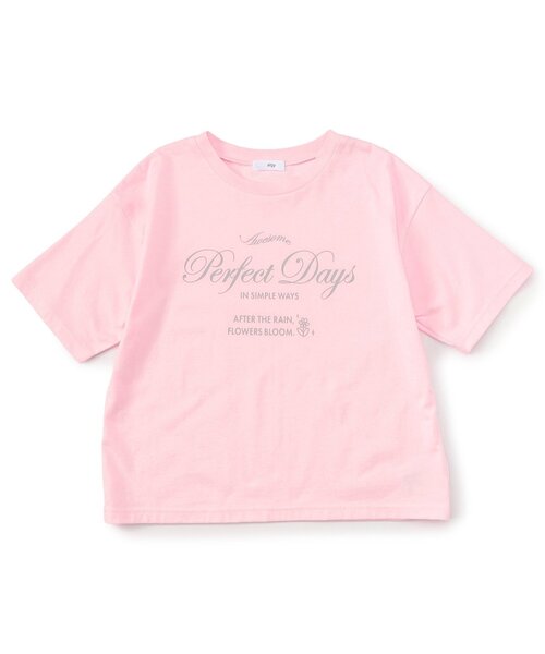 algy(アルジー)の「【puchily プチプラライン】アソートプリント半袖Tシャツ(Tシャツ/カットソー・キッズ・サックスブルー/オフホワイト/ライム/ピンク/ネイビー/ラベンダー・160/150/140/130/120)」の12枚目の写真