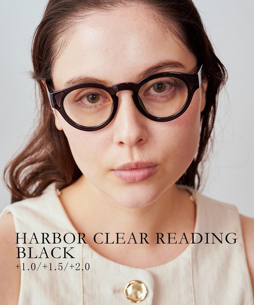 Jugaad14(ジュガードフォーティーン)の「【jugaad14】HARBOR CLEAR READING(メガネ・メンズ・ブラック系1/ダークブラウン系/グレー/ブラウン系/その他/ブラック・度数+1.0/度数+2.0/度数+1.5)」の2枚目の写真