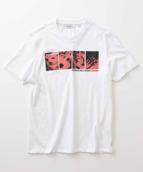 Ben Sherman(ベンシャーマン)の「リペアショップTシャツ(Tシャツ/カットソー・メンズ・ホワイト・MEDIUM/LARGE)」の5枚目の写真