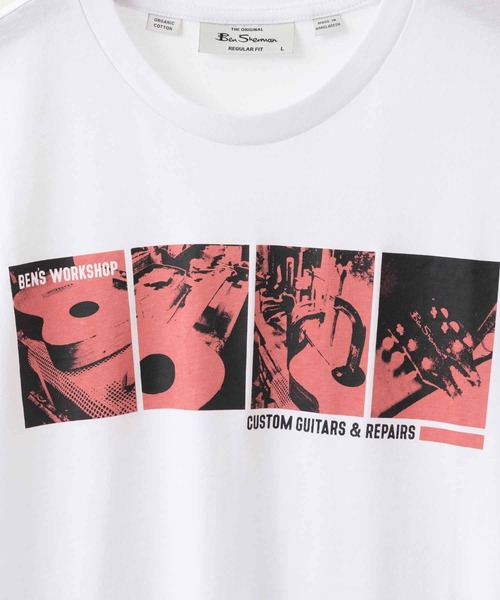 Ben Sherman(ベンシャーマン)の「リペアショップTシャツ(Tシャツ/カットソー・メンズ・ホワイト・MEDIUM/LARGE)」の8枚目の写真