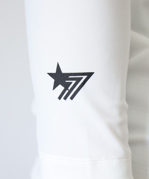 stella77golf（ステラセブンティーンセブンゴルフ）の「接触冷感ｺﾞﾙﾌﾓｯｸﾈｯｸ長袖T（Tシャツ/カットソー・メンズ・ブラック/ホワイト/ブラック系/ホワイト系・M/XXL/XL/S/L）」の11枚目の写真