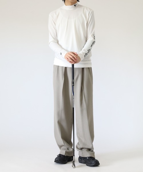 stella77golf（ステラセブンティーンセブンゴルフ）の「接触冷感ｺﾞﾙﾌﾓｯｸﾈｯｸ長袖T（Tシャツ/カットソー・メンズ・ブラック/ホワイト/ブラック系/ホワイト系・M/XXL/XL/S/L）」の8枚目の写真