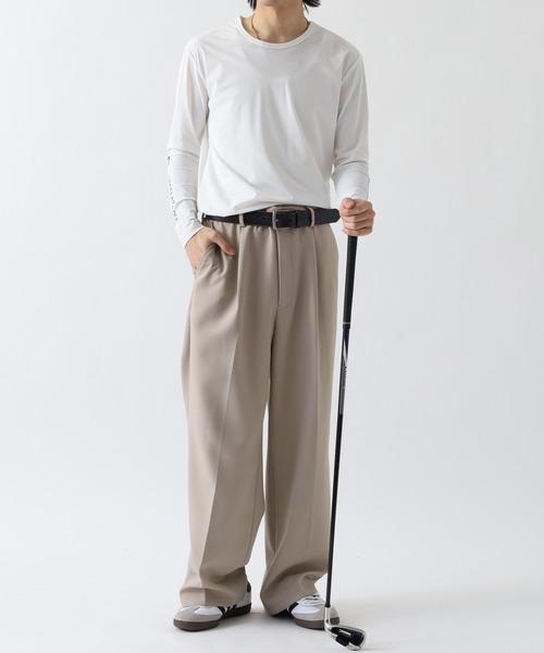 stella77golf（ステラセブンティーンセブンゴルフ）の「接触冷感ｺﾞﾙﾌﾓｯｸﾈｯｸ長袖T（Tシャツ/カットソー・メンズ・ブラック/ホワイト/ブラック系/ホワイト系・M/XXL/XL/S/L）」の17枚目の写真