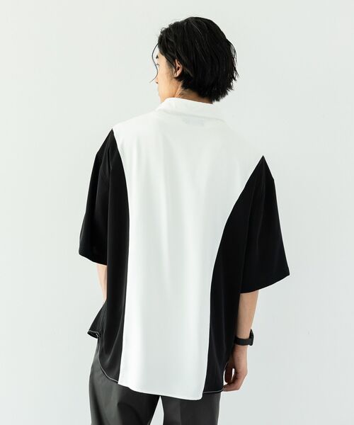CRAFT STANDARD BOUTIQUE(クラフトスタンダードブティック)の「切替半袖シャツ(シャツ/ブラウス・メンズ・ブルー/カーキ/ブラック・M/L)」の7枚目の写真