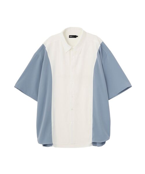 CRAFT STANDARD BOUTIQUE(クラフトスタンダードブティック)の「切替半袖シャツ(シャツ/ブラウス・メンズ・ブルー/カーキ/ブラック・M/L)」の15枚目の写真