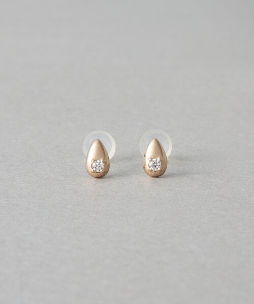 ドロップ ビジュー ピアス（ピアス（両耳用））｜ete（エテ）の