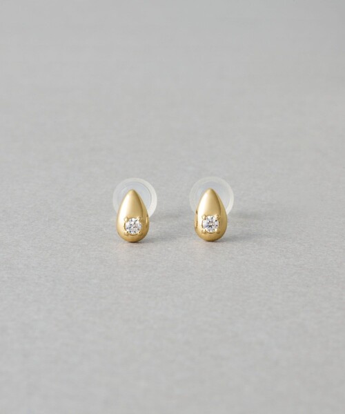 ドロップ キュービック ピアス（ピアス（両耳用））｜ete（エテ）の
