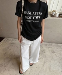一枚でこなれる。抜け感たっぷりアソートロゴTシャツ ロゴTシャツ オーバーサイズTシャツ ロゴ Tシャツ 半袖 オーバーサイズ トップス カットソー ロゴT 春服 夏服