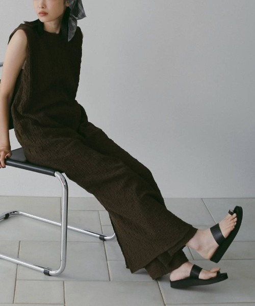 anuke(アンヌーク)の「Ecoleather Belt Sandals 62611006(サンダル・レディース・オフホワイト/ブラック・37/38/36)」の14枚目の写真