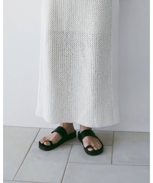 anuke(アンヌーク)の「Ecoleather Belt Sandals 62611006(サンダル・レディース・オフホワイト/ブラック・37/38/36)」の15枚目の写真