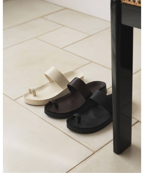 anuke(アンヌーク)の「Ecoleather Belt Sandals 62611006(サンダル・レディース・オフホワイト/ブラック・37/38/36)」の20枚目の写真