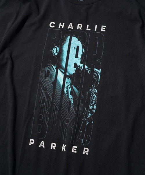 THRIFTY LOOK(スリフティールック)の「THRIFTY LOOK スリフティルック / ”CHARLIE PARKER" JAZZ TEE(Tシャツ/カットソー・メンズ・ブラック系1/ブラック・X-LARGE/LARGE/MEDIUM)」の12枚目の写真