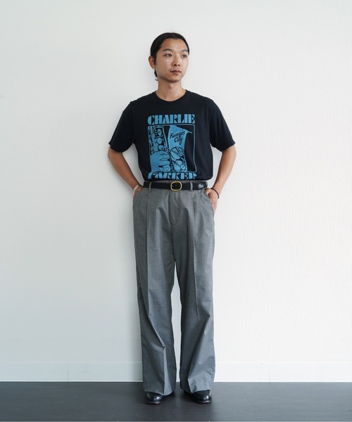 THRIFTY LOOK(スリフティールック)の「THRIFTY LOOK スリフティルック / ”CHARLIE PARKER" JAZZ TEE(Tシャツ/カットソー・メンズ・ブラック系1/ブラック・X-LARGE/LARGE/MEDIUM)」の18枚目の写真