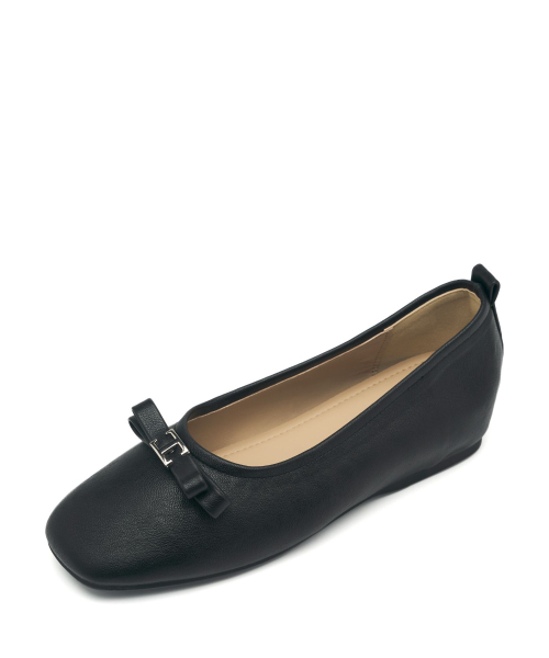 SPUR(シュプール)の「Hapburn Bowtie リボン フラットシューズ 3cm -VS9008 (3color)(バレエシューズ・レディース・シルバー/ブラック/アイボリー・22.5cm/23.5cm/23cm/24.5cm/24cm/25cm)」の6枚目の写真
