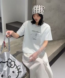 ハッピーエレファント刺繍Tシャツ