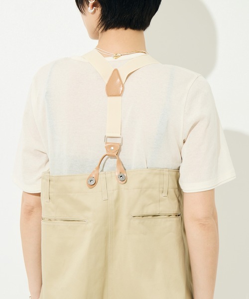 RhodolirioN（ロドリリオン）の「[RhodolirioN/ロドリリオン]Suspender Pant - Chino Cloth（サロペット/オーバーオール・レディース・ベージュ/ブラック・FREE）」の17枚目の写真