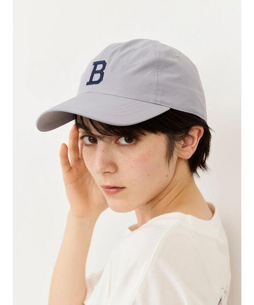 Samansa Mos2(サマンサ モスモス)の「【消臭効果】BIGイニシャル刺繍キャップ(ハット・レディース・ブラック/グレー/グリーン・F)」の3枚目の写真