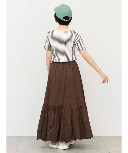 Samansa Mos2(サマンサ モスモス)の「【消臭効果】BIGイニシャル刺繍キャップ(ハット・レディース・ブラック/グレー/グリーン・F)」の4枚目の写真