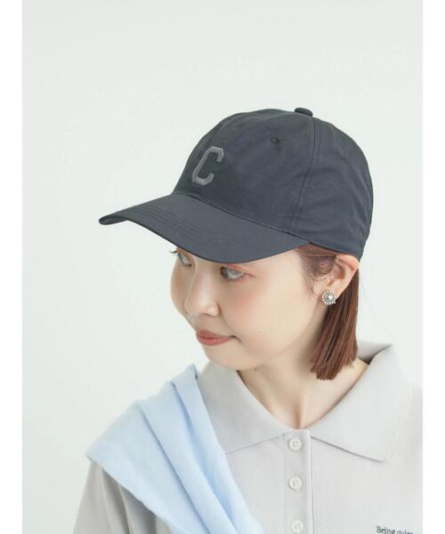 Samansa Mos2(サマンサ モスモス)の「【消臭効果】BIGイニシャル刺繍キャップ(ハット・レディース・ブラック/グレー/グリーン・F)」の8枚目の写真