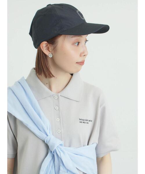 Samansa Mos2(サマンサ モスモス)の「【消臭効果】BIGイニシャル刺繍キャップ(ハット・レディース・ブラック/グレー/グリーン・F)」の10枚目の写真