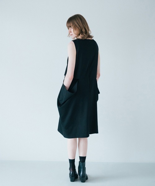 soduk（スドーク）の「balloon shirt dress（Tシャツ/カットソー・レディース・ブルー/ブラウン/ブラック・ONE SIZE）」の17枚目の写真
