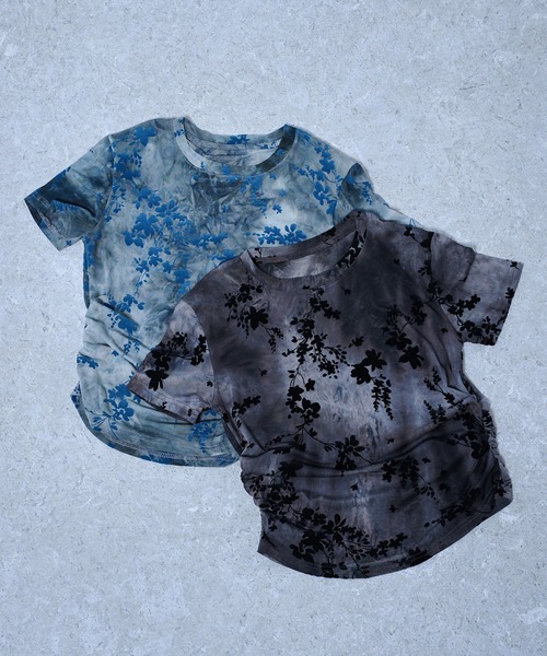 Ellno de Mavie(エルノデメヴィ)の「オパールベロアシアートップス/肩パッド付き(Tシャツ/カットソー・レディース・ブラック系その他/ブルー系その他・FREE)」の16枚目の写真
