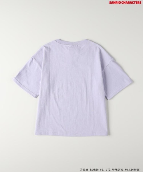 Right-on（ライトオン）の「Other(ソノタ)「サンリオキャラクターズ」プリントＴシャツ（Tシャツ/カットソー・キッズ・ピンク/ホワイト/サックスブルー/ライラック・110/120/130/140）」の8枚目の写真