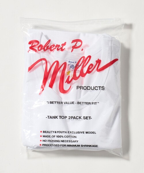 Robert P.Miller(ロバート ピー ミラー)の「【別注】<Robert P. Miller>2パック タンクトップ(タンクトップ・メンズ・ホワイト/ブラック・XL/M/L/S)」の18枚目の写真