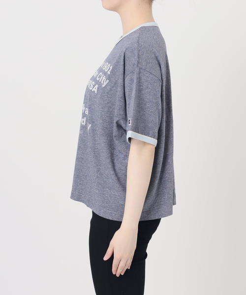 JACKSON MATISSE(ジャクソンマティス)の「別注【RUSSELL ATHLETIC *JM for JS】TCRテンジクリンガーS(Tシャツ/カットソー・レディース・チャコールグレー/ネイビー/ベージュ・FREE)」の12枚目の写真