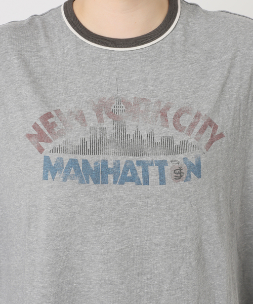 JACKSON MATISSE(ジャクソンマティス)の「別注【RUSSELL ATHLETIC *JM for JS】TCRテンジクリンガーS(Tシャツ/カットソー・レディース・チャコールグレー/ネイビー/ベージュ・FREE)」の22枚目の写真